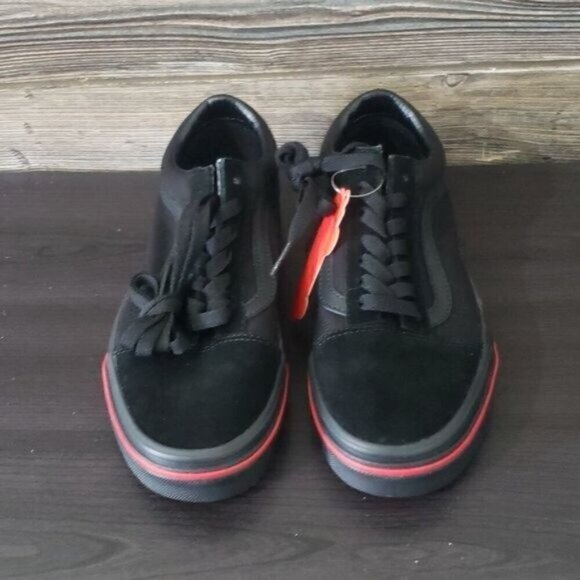 New Vans Old Skool Flame Wall Womens Sneakers Size 7.5 Biker Skater Streetwear - Picture 4 of 10